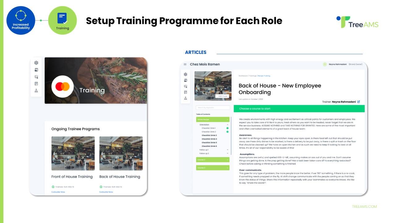 Optimizing Employee Training Programs for Organizational Success: Embracing Skills-Based Learning. Introducing the TreeAMS Hybrid Program. TreeAMS Trainer-Led Evaluation & Training Progress Program